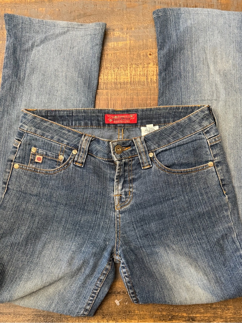 Vintage Y2K Paris Blues low rise bootcut jeans